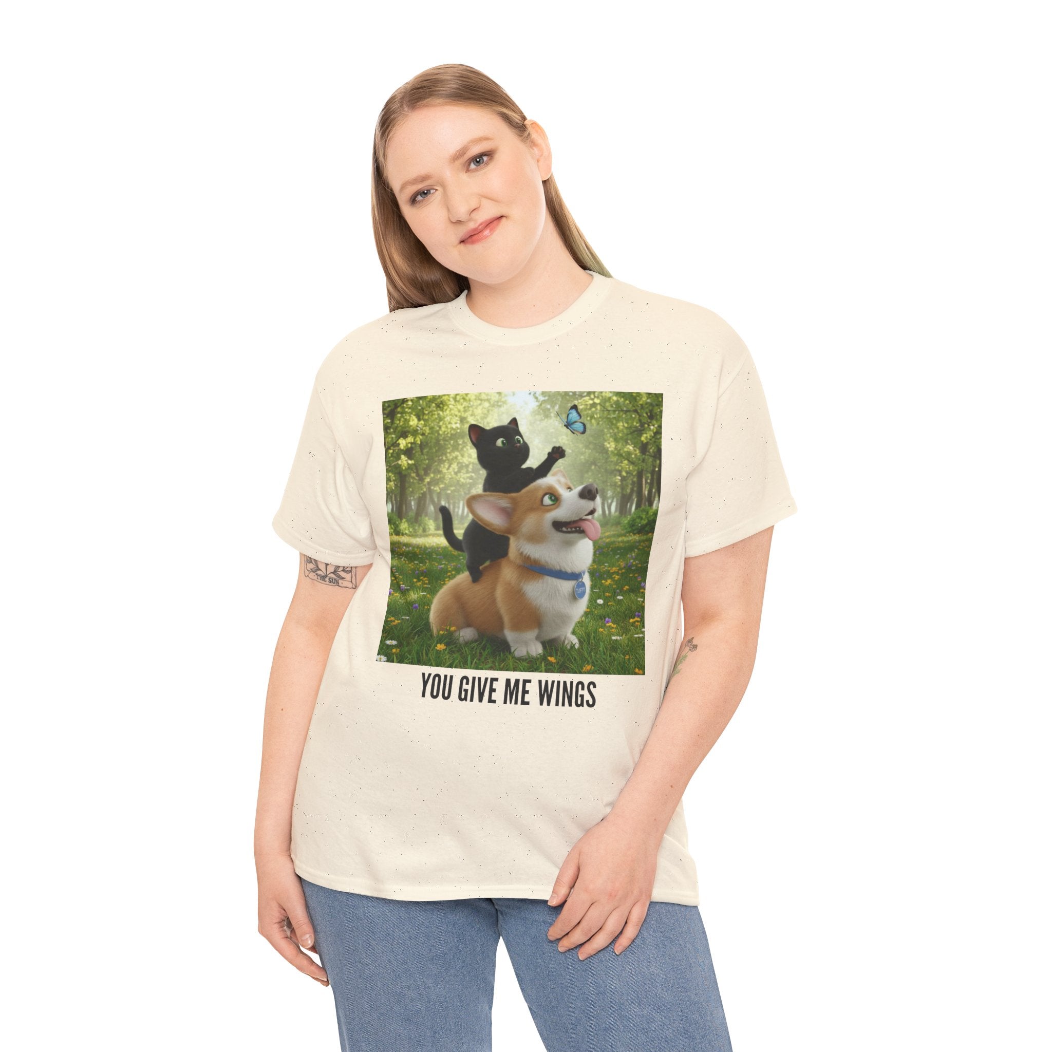 Tuffy & Binx -  You Give Me Wings - Unisex T-Shirt