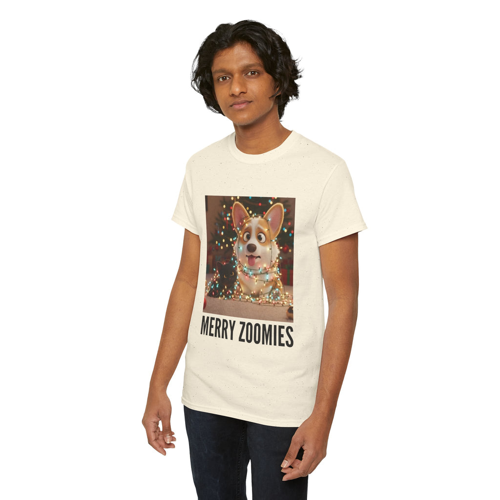 Tuffy and Binx - Merry Zoomies Christmas Unisex T-Shirt