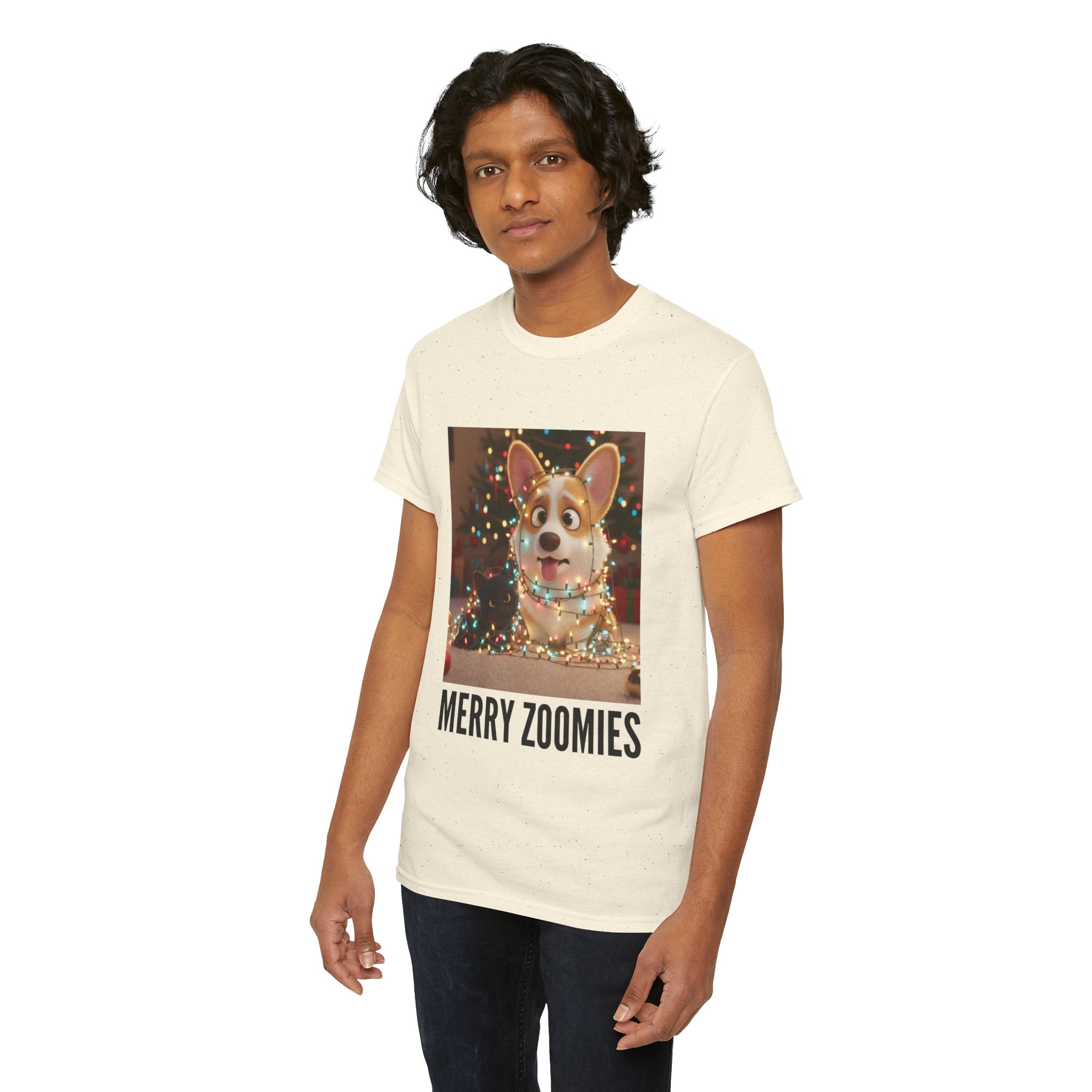 Tuffy and Binx - Merry Zoomies Christmas Unisex T-Shirt