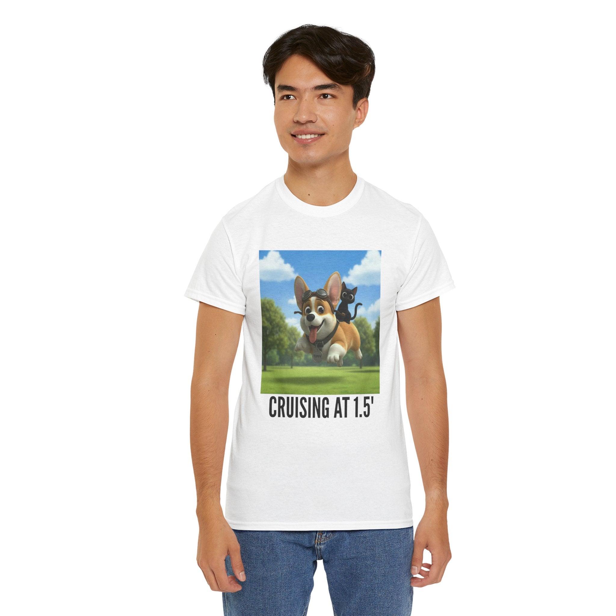 Tuffy and Binx - Cruising at 1.5'  Unisex T-Shirt