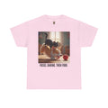 Tuffy and Binx - Focus. Daring. Then Food.  Unisex T-Shirt