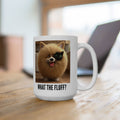 Tuffy and Binx - What the Fluff? Ceramic Mug
