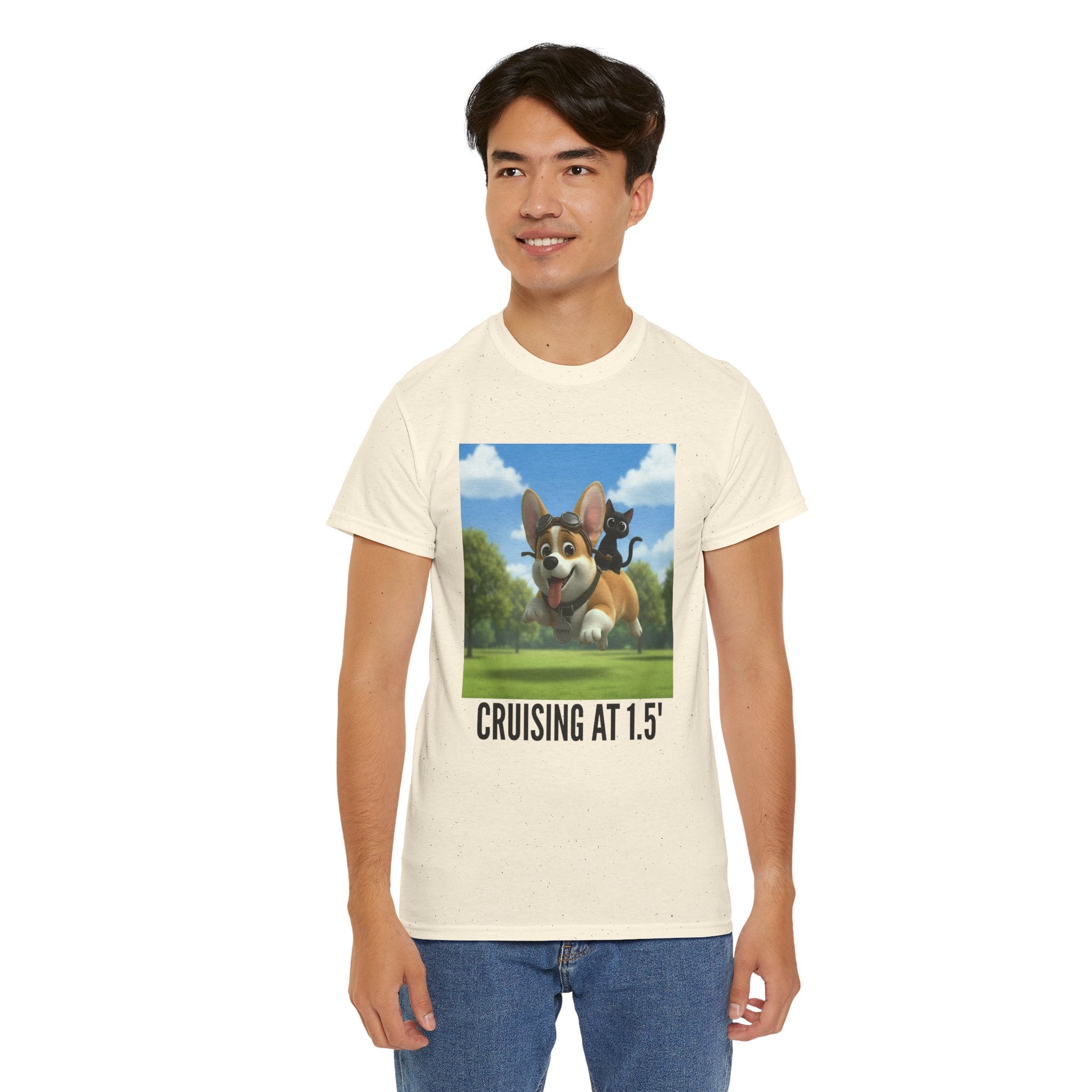 Tuffy and Binx - Cruising at 1.5'  Unisex T-Shirt