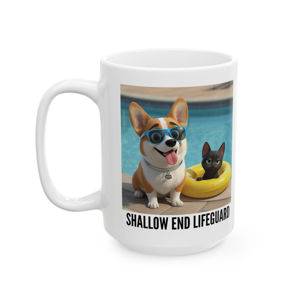 Tuffy n Binx Shallow End Lifeguard Mug