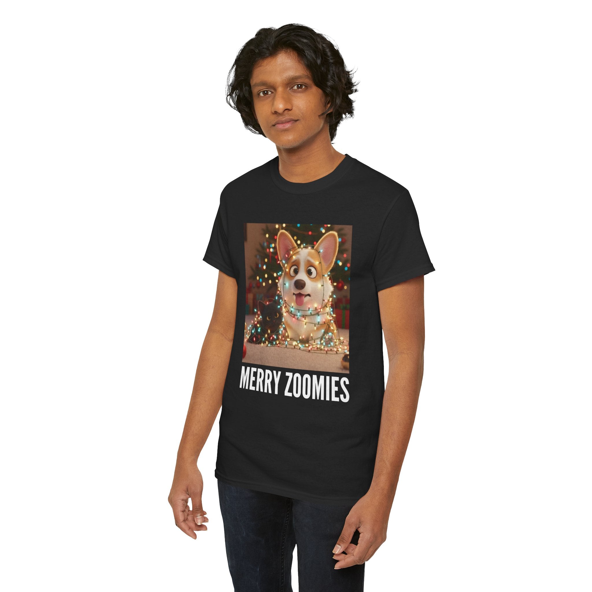 Tuffy and Binx - Merry Zoomies Christmas Unisex T-Shirt