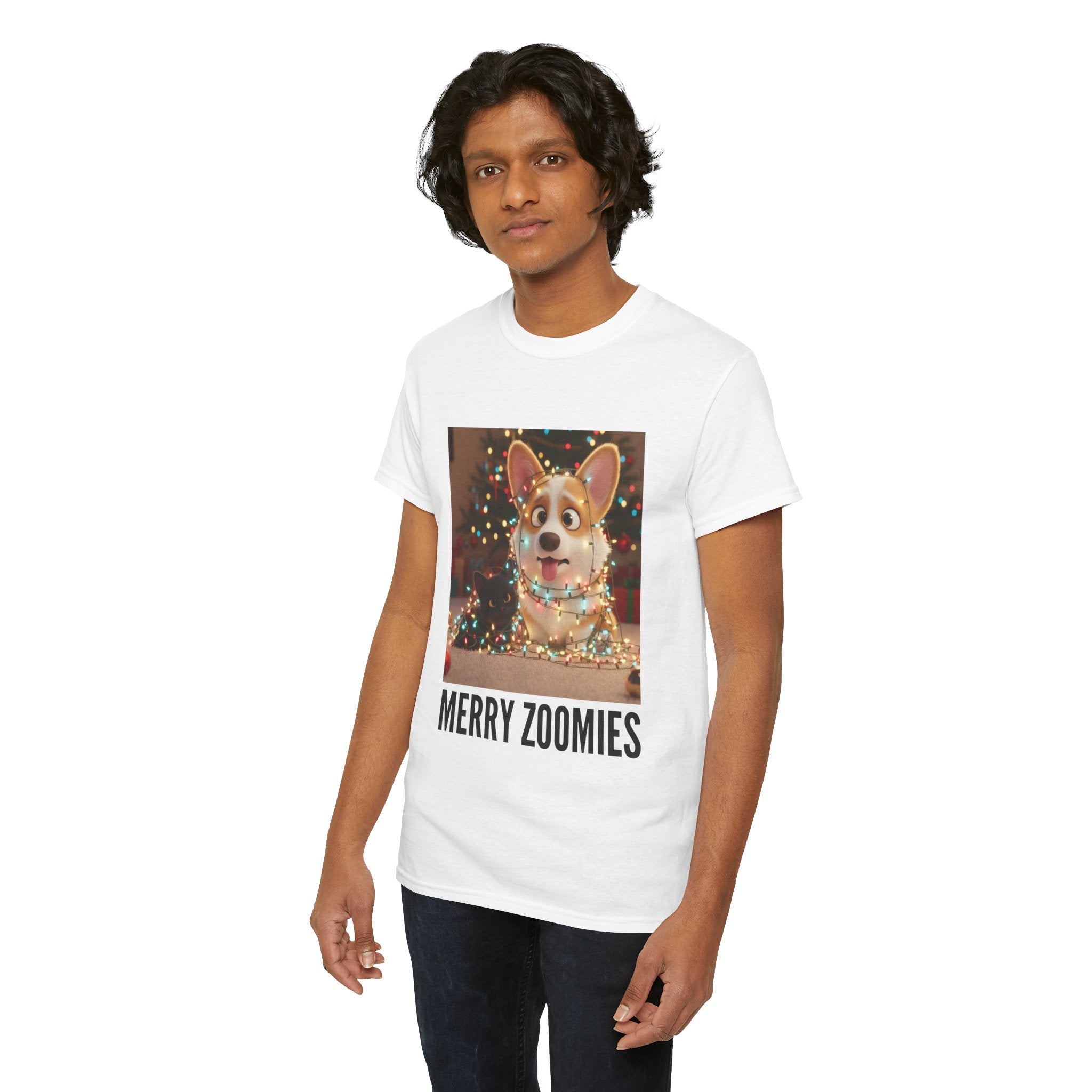 Tuffy and Binx - Merry Zoomies Christmas Unisex T-Shirt