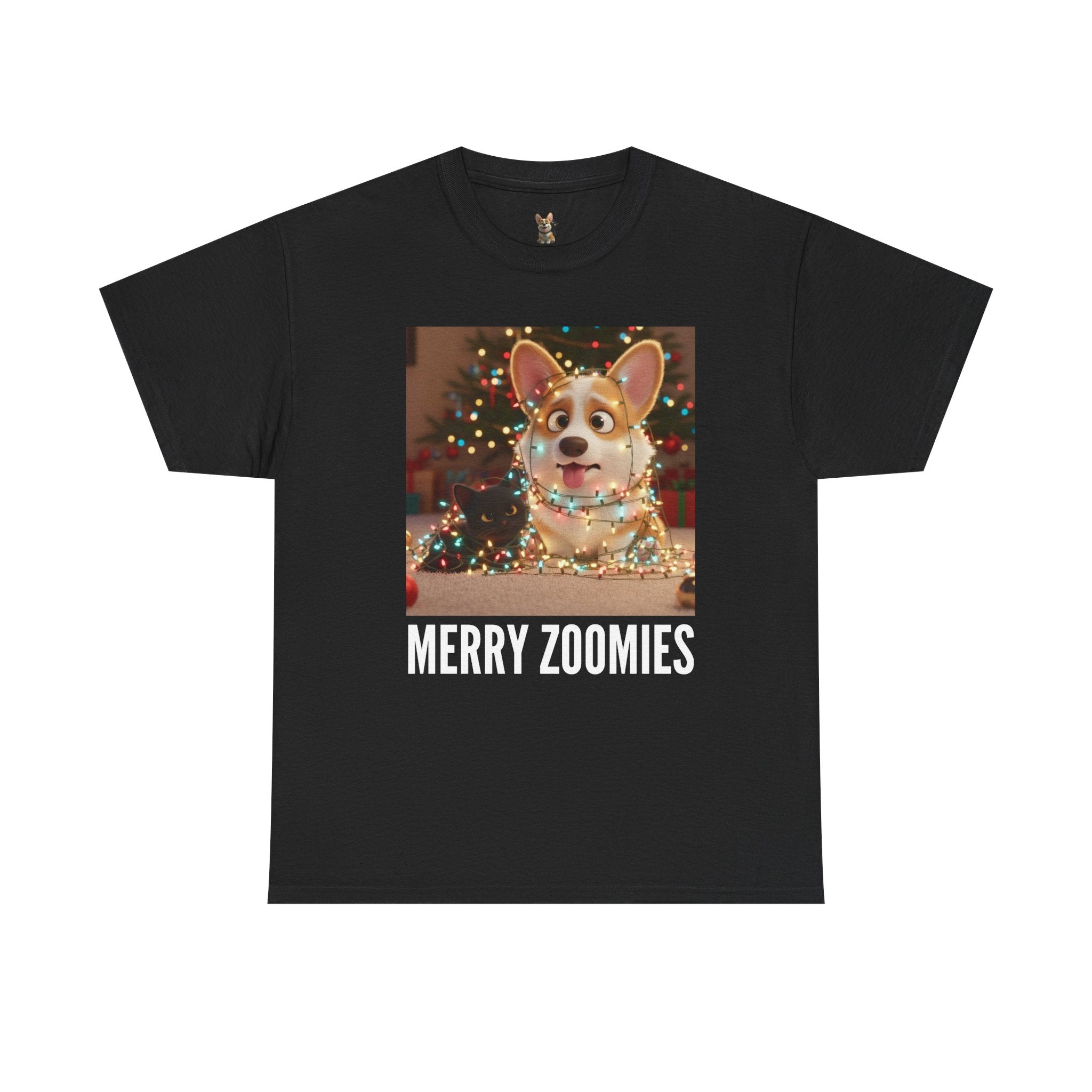 Tuffy and Binx - Merry Zoomies Christmas Unisex T-Shirt