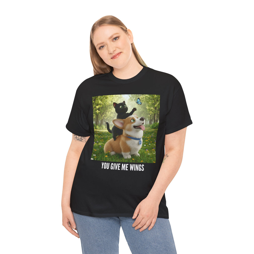 Tuffy & Binx -  You Give Me Wings - Unisex T-Shirt