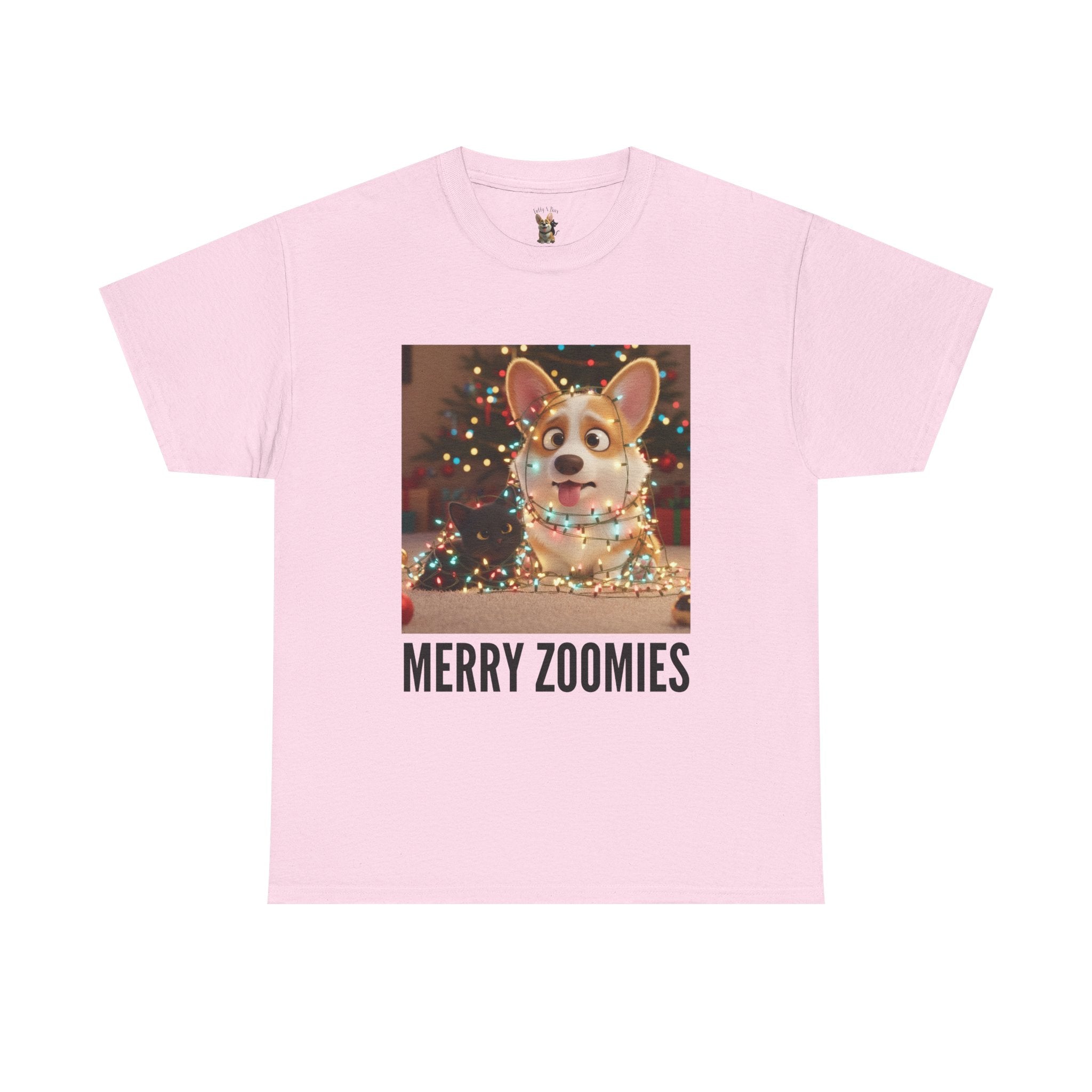 Tuffy and Binx - Merry Zoomies Christmas Unisex T-Shirt