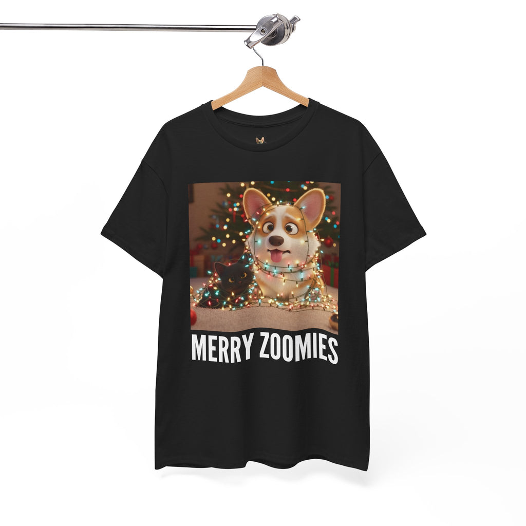 Tuffy and Binx - Merry Zoomies Christmas Unisex T-Shirt