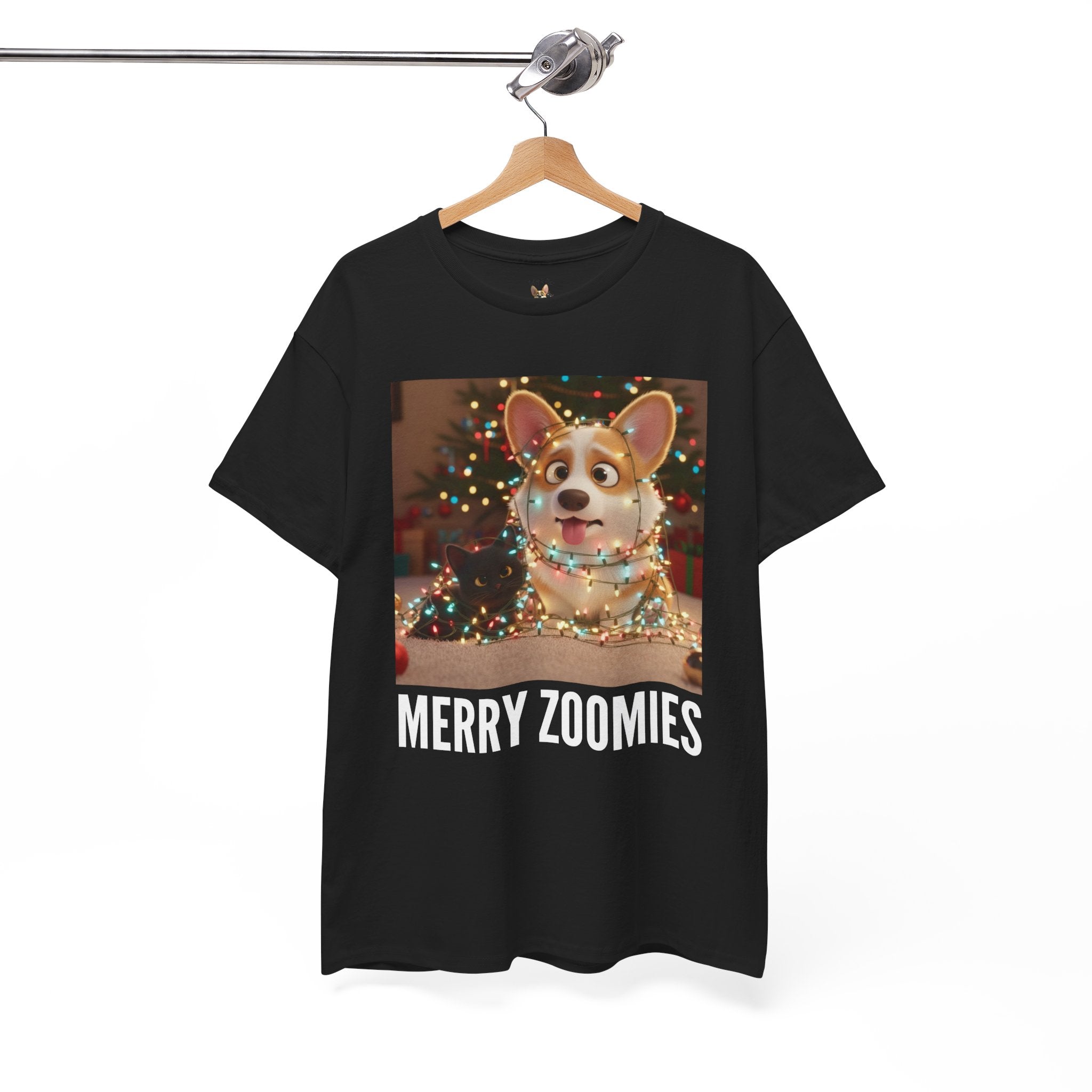 Tuffy and Binx - Merry Zoomies Christmas Unisex T-Shirt