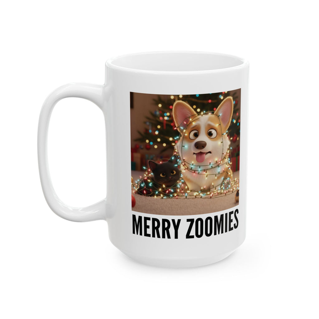 Tuffy n Binx Merry Zoomies Mug