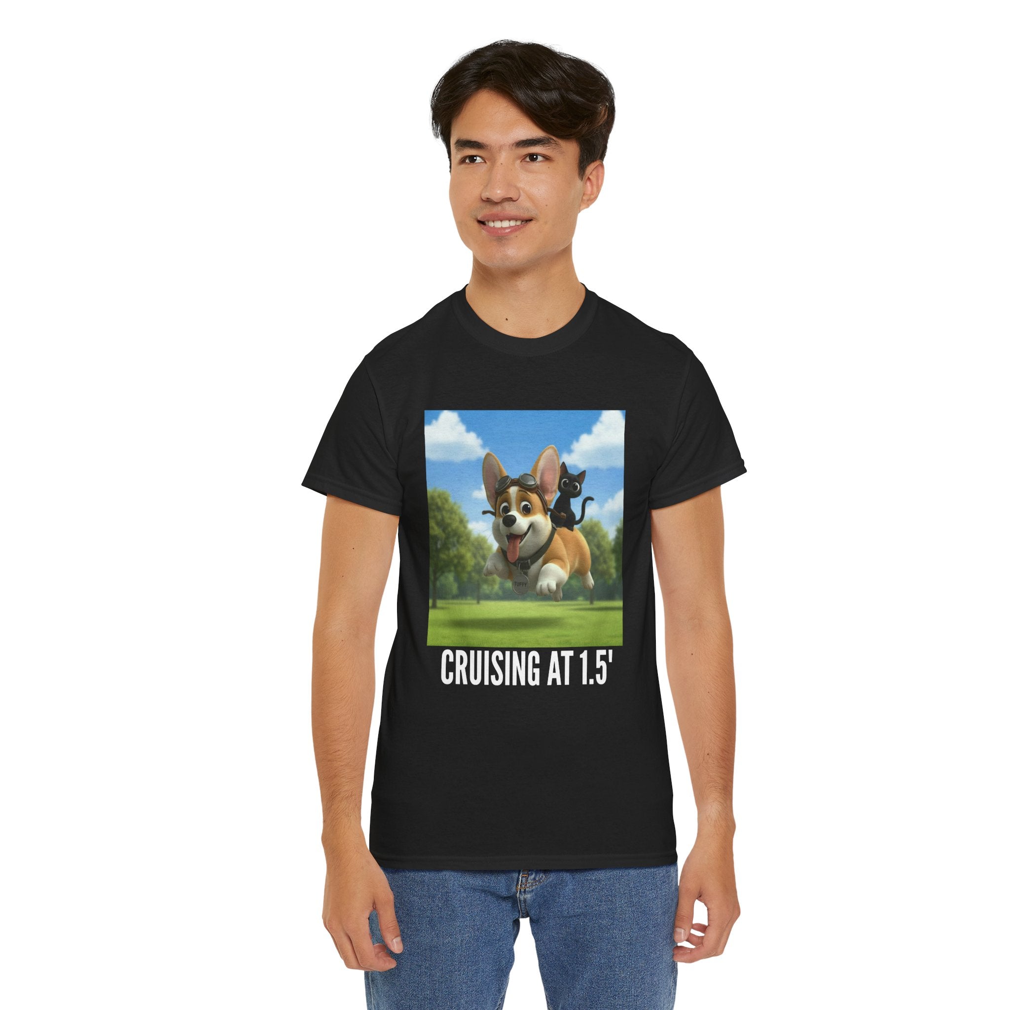Tuffy and Binx - Cruising at 1.5'  Unisex T-Shirt