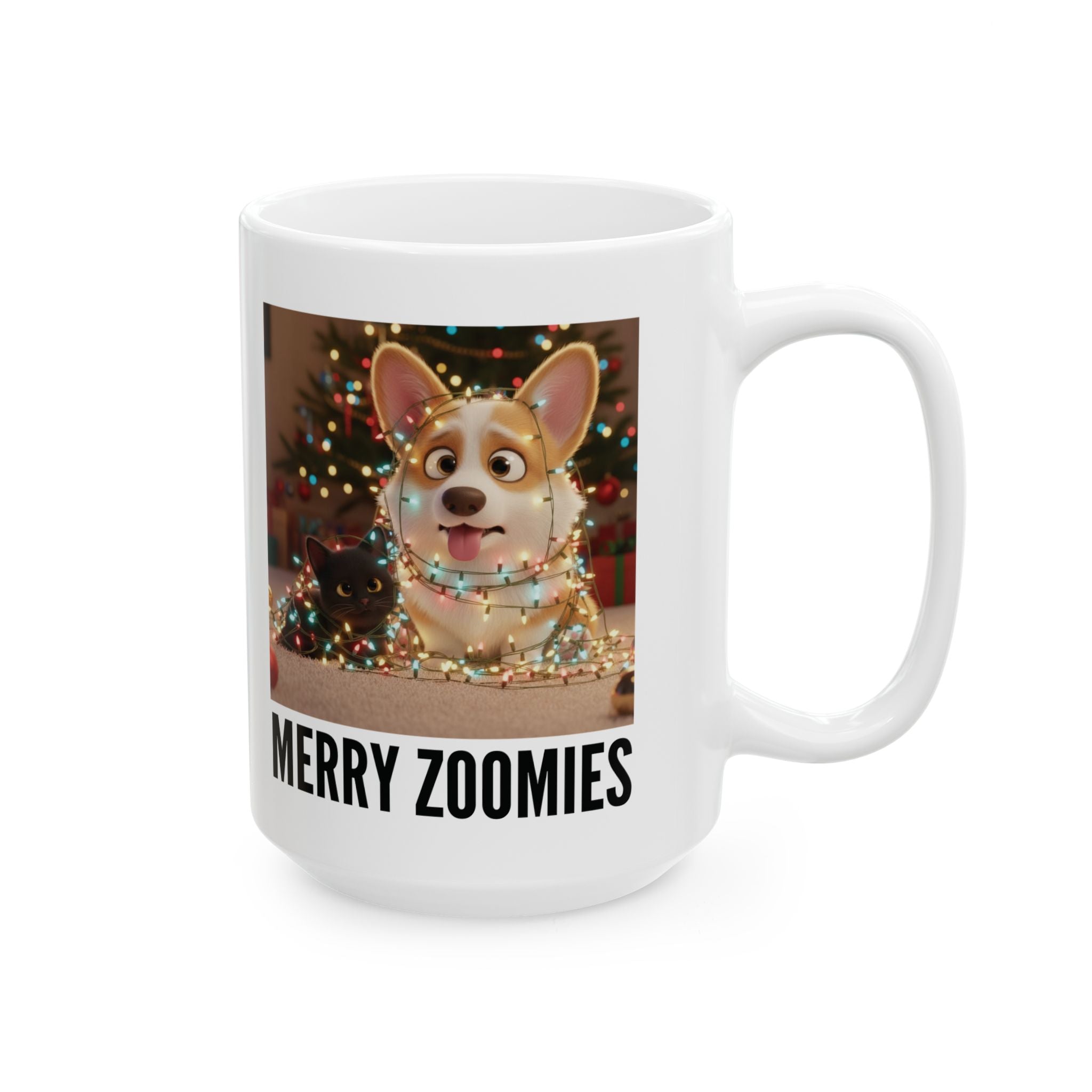 Tuffy n Binx Merry Zoomies Mug